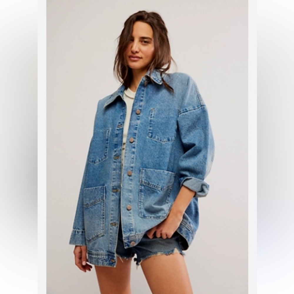 We The Free Avery Denim Jacket - NWOT - Picture 1 of 7